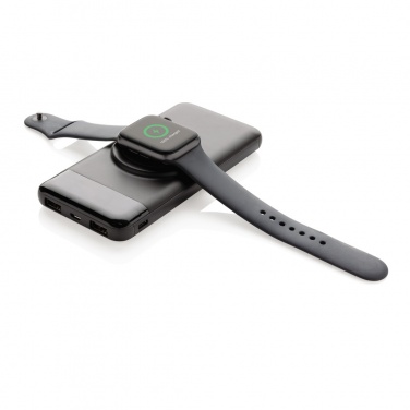 Logo trade corporate gifts picture of: 10.000 mah wireless powerbank with watch charger