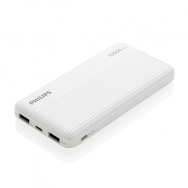 Logotrade promotional merchandise image of: Philips 10.000 mAh slim powerbank