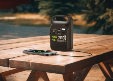 Logotrade promotional merchandise photo of: Power Vault RCS rplastic 21000 mAh portable power station