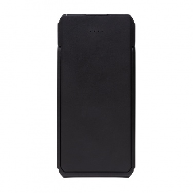 Logo trade promotional product photo of: Skywave RCS recycled plastic solar powerbank 10000 mAh