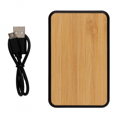 Logo trade promotional giveaways image of: RCS recycled plastic 5.000 mAh Powerbank