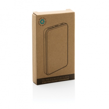 Logotrade promotional item picture of: RCS recycled plastic 5.000 mAh Powerbank