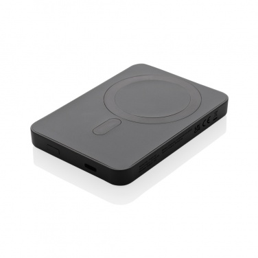 Logo trade business gift photo of: Magnetix RCS recycled plastic 5000 mah magnetic powerbank