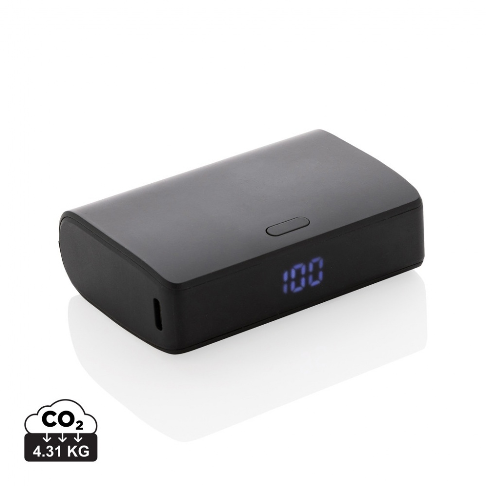 Logo trade advertising product photo of: FlashCharge RCS rplastic 10000 mah fast charge powerbank