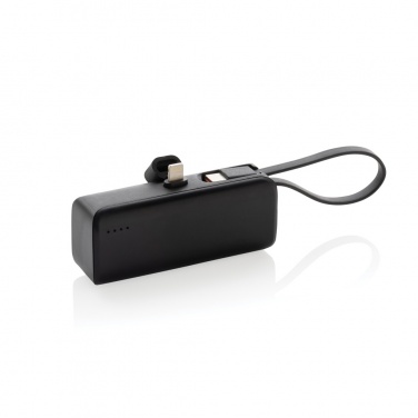 Logo trade business gift photo of: Powerlink RCS rplastic 3000 mAh powerbank iOS connector