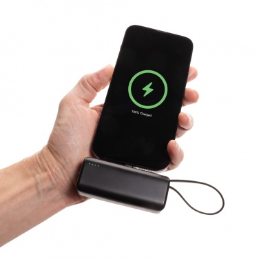 Logotrade advertising products photo of: Powerlink RCS rplastic 3000 mAh powerbank iOS connector