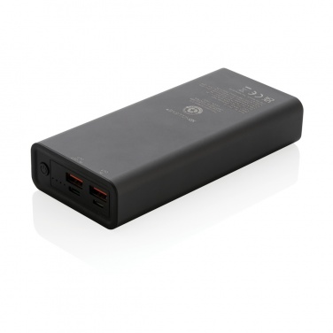 Logo trade promotional item photo of: Terra RCS recycled 20W aluminium powerbank 20.000 mAh
