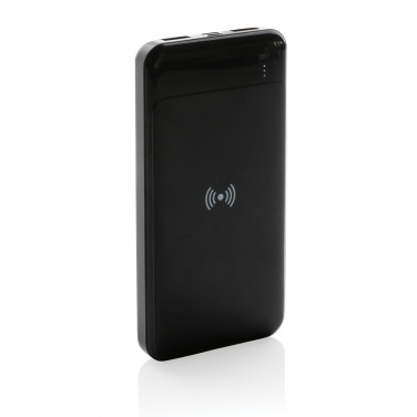 Logo trade promotional product photo of: RCS standard recycled plastic wireless powerbank