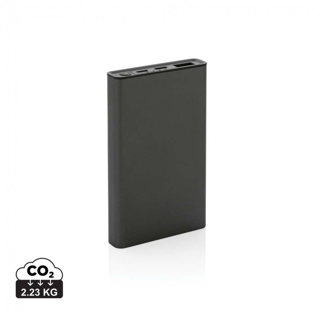 Logotrade promotional item picture of: Terra RCS recycled aluminium powerbank 5.000 mAh