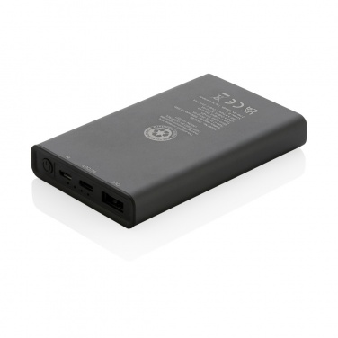 Logotrade promotional merchandise photo of: Terra RCS recycled aluminium powerbank 5.000 mAh