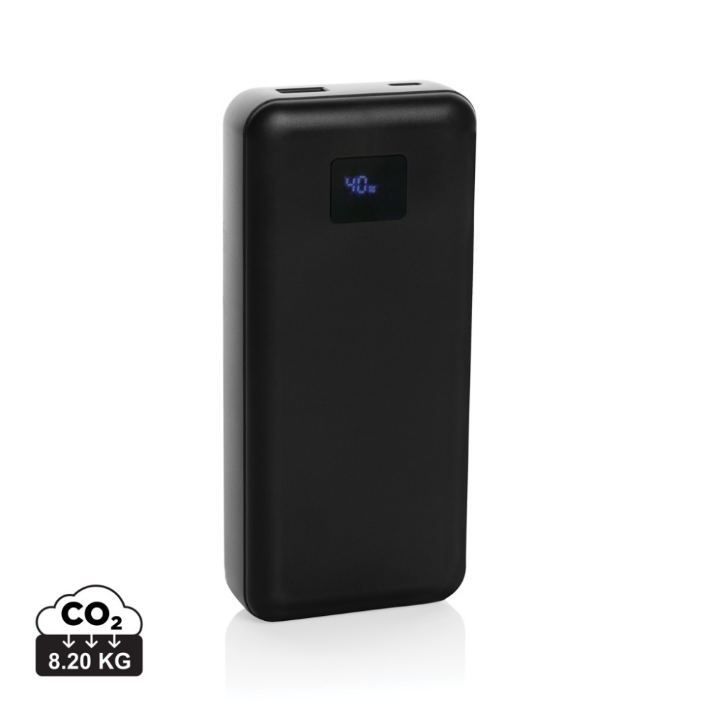 Logo trade advertising products image of: Gridley RCS rplastic 20000 65W laptop powerbank
