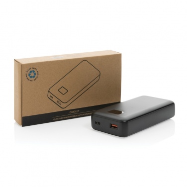 Logotrade promotional gift picture of: Gridley RCS rplastic 20000 65W laptop powerbank