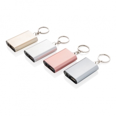 Logo trade advertising products image of: 1.000 mAh keychain powerbank