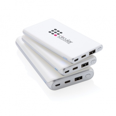 Logo trade corporate gift photo of: Ultra fast 10.000 mAh powerbank with PD