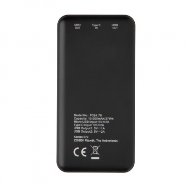 Logotrade corporate gift image of: High Density 10.000 mAh Pocket Powerbank