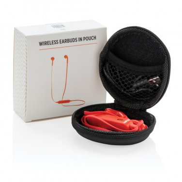 Logotrade promotional giveaway image of: Wireless earbuds in pouch