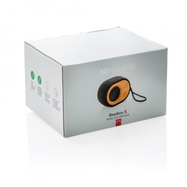 Logo trade corporate gift photo of: Bamboo X  speaker