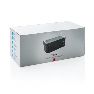 Logo trade promotional items image of: Vogue wireless charging speaker