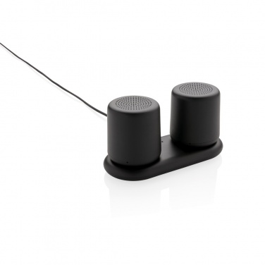 Logo trade advertising products image of: Double induction charging speaker