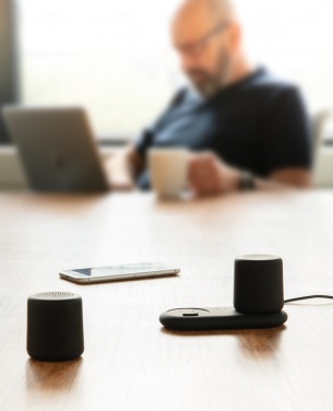 Logotrade promotional merchandise image of: Double induction charging speaker