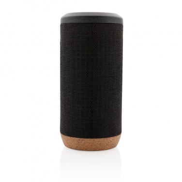 Logo trade promotional giveaways image of: Baia 10W wireless speaker, cork