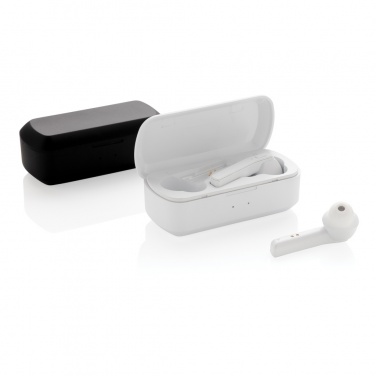 Logo trade business gifts image of: Free Flow TWS earbuds in charging case