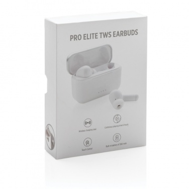 Logo trade promotional merchandise picture of: Pro Elite TWS earbuds