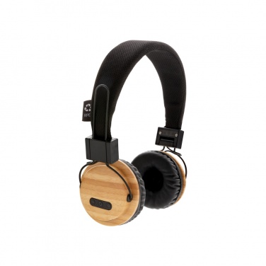 Logotrade promotional item picture of: Bamboo wireless headphone