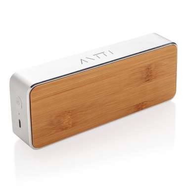 Logotrade promotional items photo of: Nevada Bamboo 3W wireless speaker