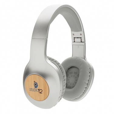 Logotrade promotional gift picture of: Dakota Bamboo wireless headphone
