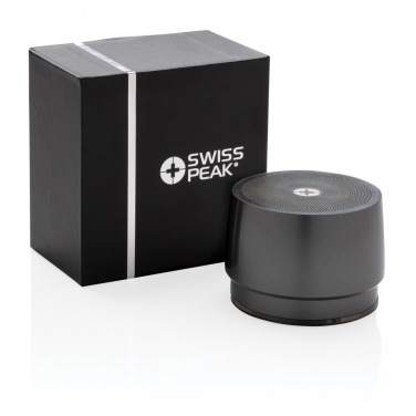 Logo trade advertising product photo of: Swiss peak 5W wireless bass speaker