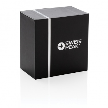 Logo trade promotional giveaway photo of: Swiss peak 5W wireless bass speaker