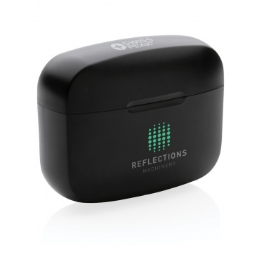 Logo trade promotional gifts picture of: Swiss Peak ANC TWS earbuds