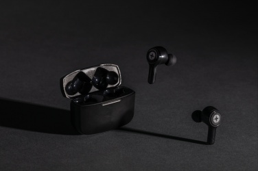 Logo trade promotional products image of: Swiss Peak ANC TWS earbuds
