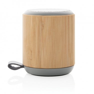 Logotrade corporate gifts photo of: Bamboo and fabric 3W wireless speaker