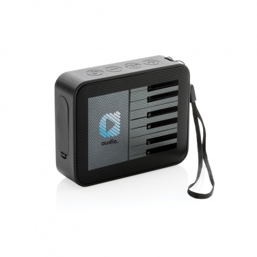 Logo trade advertising product photo of: Urban Vitamin Vallejo RCS rplastic 3W speaker IPX 7