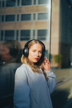 Logotrade promotional giveaways photo of: Urban Vitamin Cupertino RCS rplastic ANC headphone