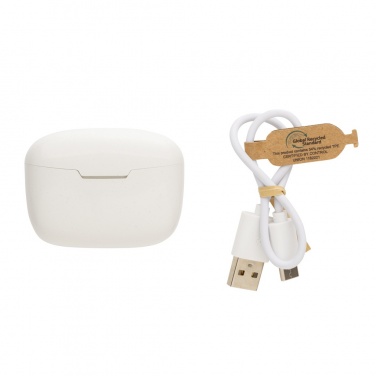 Logotrade promotional merchandise picture of: RCS recycled plastic Liberty Pro wireless earbuds