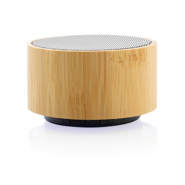 Logotrade corporate gift picture of: RCS recycled plastic and bamboo 3W wireless speaker