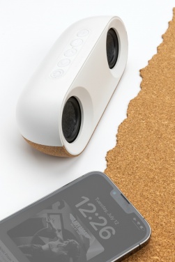 Logotrade promotional giveaway image of: Oregon RCS recycled plastic and cork 10W speaker