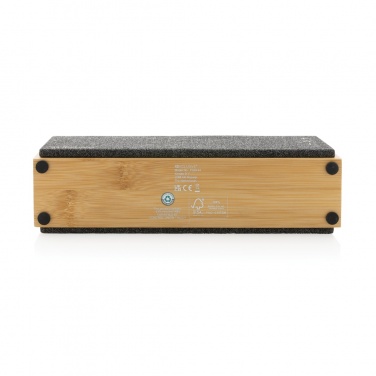 Logo trade business gift photo of: Wynn 10W bamboo wireless speaker