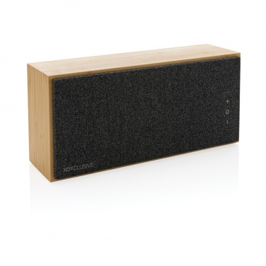 Logo trade promotional gifts picture of: Wynn 20W bamboo wireless speaker