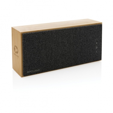 Logo trade promotional merchandise image of: Wynn 20W bamboo wireless speaker