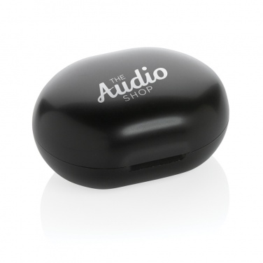 Logo trade promotional merchandise image of: RCS standard recycled plastic TWS earbuds