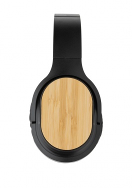 Logo trade business gift photo of: RCS and bamboo Elite Foldable wireless headphone