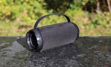 Logotrade promotional merchandise picture of: RCS recycled plastic Soundboom waterproof 6W speaker