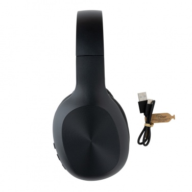 Logo trade promotional item photo of: RCS recycled plastic JAM wireless headphone