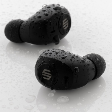 Logo trade promotional products image of: Urban Vitamin Palm Springs RCS rplastic ENC earbuds