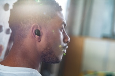 Logo trade advertising products image of: Urban Vitamin Palm Springs RCS rplastic ENC earbuds