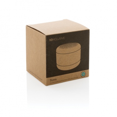 Logotrade promotional merchandise photo of: Terra RCS recycled aluminium 5W wireless speaker